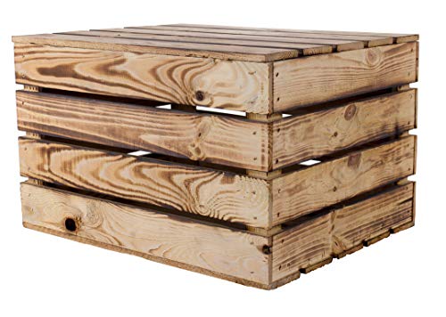 Kontorei kleine geflammte/flambierte Truhe 49cm x 36cm x 29cm 1er Set Holztruhe Wäschetruhe Holzkiste Box Schatzkiste Schatztruhe Aufbewahrungstruhe Kontorei kleine geflammte/flambierte Truhe 49cm x 36cm x 29cm 1er Set Holztruhe Wäschetruhe Holzkiste Box Schatzkiste Schatztruhe Aufbewahrungstruhe von Kontorei
