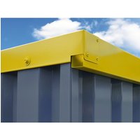 Kontrastlackierung für FLADAFI® Materialcontainer-Kombination 20m² / SAFE Tank Gefahrstoffcontainer 4000 von Säbu