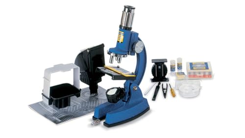 KONUS | KONUSCIENCE Mikroskop mit bis zu 1200x Zoom mit Zubehör für die Objektträgerpräparation von Konus