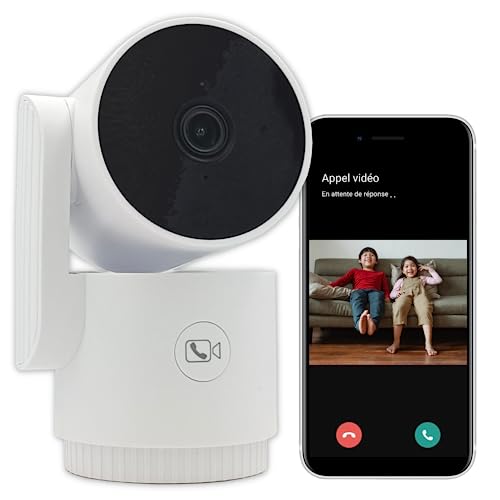 Konyks Camini Care | Überwachungskamera für den Innenbereich WiFi | 3MP | Intercom-Taste | integrierte Sirene | Bewegungs- und Geräuscherkennung | kompatibel mit Google Home und Alexa von Konyks