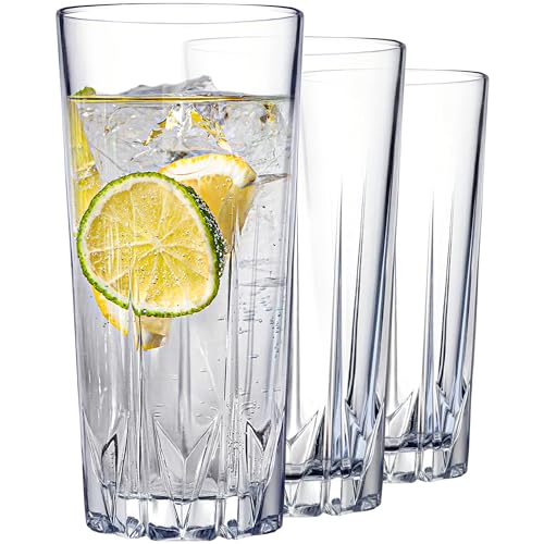 Konzept 11 -Cocktailgläser Set 12er 330ml, Trinkgläser Spülmaschinenfest, Geriffelte Gläser für Cocktails, Wasser, Saft, Mojito, Longdrinkgläser Konzept 11 -Cocktailgläser Set 12er 330ml, Trinkgläser Spülmaschinenfest, Geriffelte Gläser für Cocktails, Wasser, Saft, Mojito, Longdrinkgläser von Konzept 11
