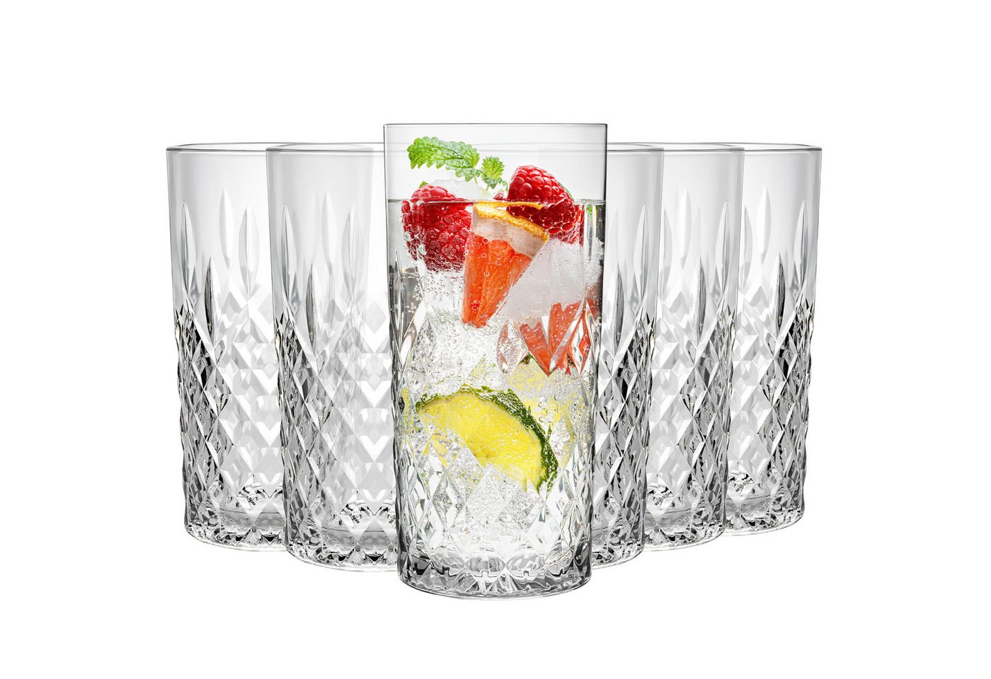 KONZEPT Gläser-Set Trinkgläser Set Wassergläser 6/12er Set für Cocktails, Softdrinks, Glas-Set, 300 ml KONZEPT Gläser-Set Trinkgläser Set Wassergläser 6/12er Set für Cocktails, Softdrinks, Glas-Set, 300 ml von KONZEPT