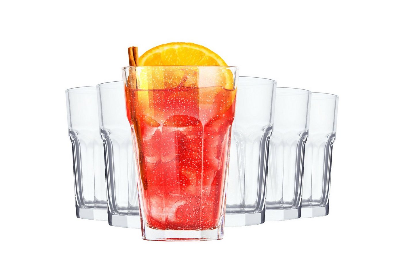 KONZEPT Gläser-Set Wassergläser Set 320ml Transparent - Trinkgläser, Set Gläser für Wasser, Saft und Cocktails KONZEPT Gläser-Set Wassergläser Set 320ml Transparent - Trinkgläser, Set Gläser für Wasser, Saft und Cocktails von KONZEPT