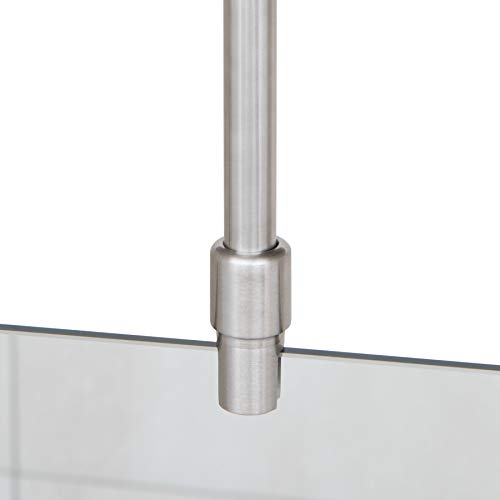 Stabilisationsstange für Duschen, Haltestange Glas - Decke, Stabilisierungsstange Duschwand, Stabilisator (Edelstahl) von Konzept Design Glasbeschläge GmbH