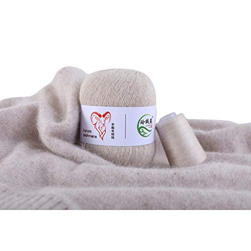 Koobysix 50g Soft Cashmere Garn Plüsch Handgestrickte Anti-Pilling Wolle Schal Mantel DIY Weben Thread Häkeln Stricken von Koobysix