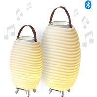 Kooduu 2er Set Synergy 2.0 LED Akkuleuchte, Bluetooth Lautsprecher & Weinkühler small + medium von Kooduu