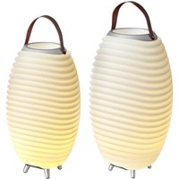 Kooduu 2er Set Synergy 2.0 LED Akkuleuchte, Bluetooth Lautsprecher & Weinkühler medium + large von Kooduu