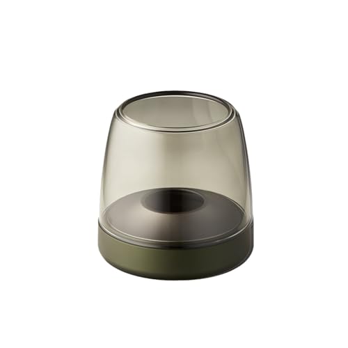 Kooduu Glow 10 Glas-Kerzenhalter - Luxuriöses dänisches Design, Höhe 9 cm, Grün von Kooduu