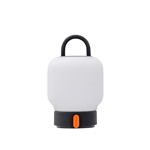 Kooduu - Loome Tragbare Tischlampe - Dimmbar und über USB aufladbar - Opalglas, Anthrazit - Grau von Kooduu