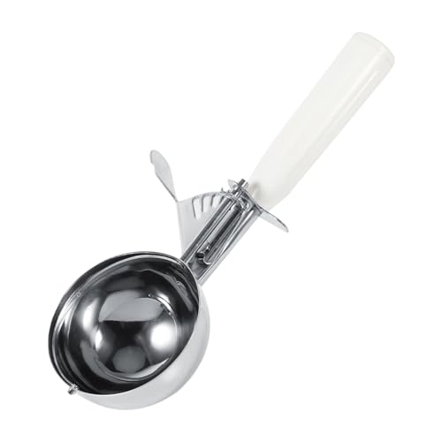 KooingTech Eisportionierer, Praktischer Edelstahl Eiskugelportionierer, Eisschaufel mit Kunststoffgriff Küchengerät (8cm) von KooingTech