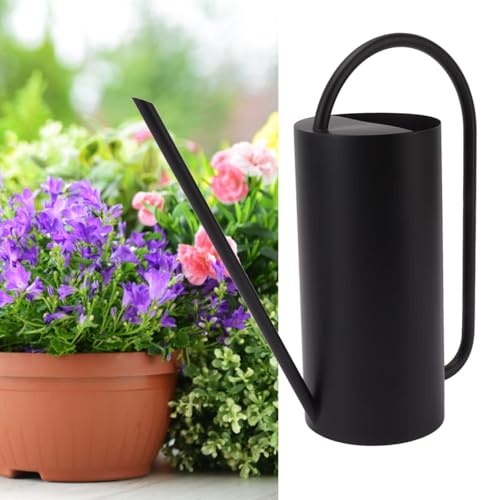 KooingTech Gießkanne Edelstahl Für Pflanzen, Gießkanne Metall 1500ml Zimmerpflanzen Mit Langem Ausguss Schwarz KooingTech Gießkanne Edelstahl Für Pflanzen, Gießkanne Metall 1500ml Zimmerpflanzen Mit Langem Ausguss Schwarz von KooingTech