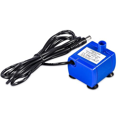 KooingTech Katzenbrunnen Pumpe, 1.6L Ersatzpumpe Katzenbrunnen, Wasserpumpe 12V, Mini Haustier Wasserpumpe mit 1.8m Kabel KooingTech Katzenbrunnen Pumpe, 1.6L Ersatzpumpe Katzenbrunnen, Wasserpumpe 12V, Mini Haustier Wasserpumpe mit 1.8m Kabel von KooingTech