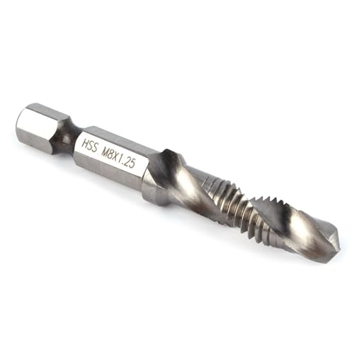 KooingTech M8 HSS 1/4" SechskantschaftBohrer, Sechskantgriff Verbundbohrer Geeignet Zum Bohren, Gewindebohrer Mit Gewindebohrer Elektrowerkzeug Teil KooingTech M8 HSS 1/4" SechskantschaftBohrer, Sechskantgriff Verbundbohrer Geeignet Zum Bohren, Gewindebohrer Mit Gewindebohrer Elektrowerkzeug Teil von KooingTech