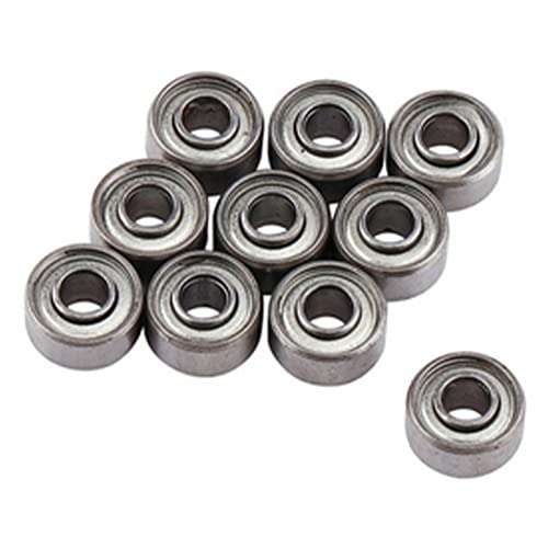 KooingTech Mini Kugellager, 693ZZ Kugellager, Lager Miniatur, 10 Stücke Miniatur Doppel Schild Lager Rillenkugellager(3x8x4mm) von KooingTech