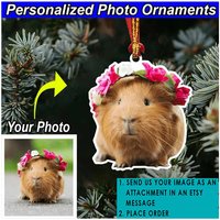 Meerschweinchen Personalisierte Verzierung, Niedliche Geschenke Für Haustiere Ratten Besitzer, Mäuse Liebhaber, Chinchilla Acryl Ornamente Meerschweinchen Personalisierte Verzierung, Niedliche Geschenke Für Haustiere Ratten Besitzer, Mäuse Liebhaber, Chinchilla Acryl Ornamente von KoolKoolCustomDesign