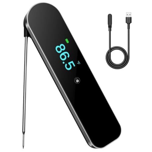 Koolenry 0,5S Ultra Fast Instant Read Fleischthermometer TFT -Farbbildschirm ± 0,5 ° F Genauigkeit, Instant -Lese -Thermometer -Fleischthermometer Digitales Lebensmittel -Thermometer Koolenry 0,5S Ultra Fast Instant Read Fleischthermometer TFT -Farbbildschirm ± 0,5 ° F Genauigkeit, Instant -Lese -Thermometer -Fleischthermometer Digitales Lebensmittel -Thermometer von Koolenry