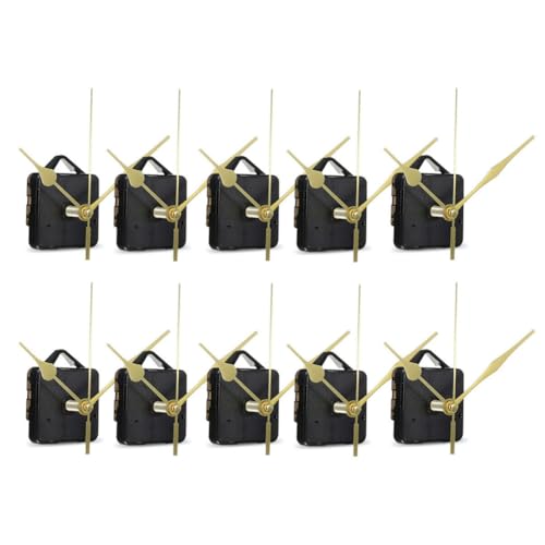 Koolenry 10 Stück 18 mm Leise Uhrwerk-Sets DIY Spindelzeiger Wand Quarzuhr Uhrwerk Mechanismus Reparaturwerkzeuge Teil Uhr Kit Koolenry 10 Stück 18 mm Leise Uhrwerk-Sets DIY Spindelzeiger Wand Quarzuhr Uhrwerk Mechanismus Reparaturwerkzeuge Teil Uhr Kit von Koolenry