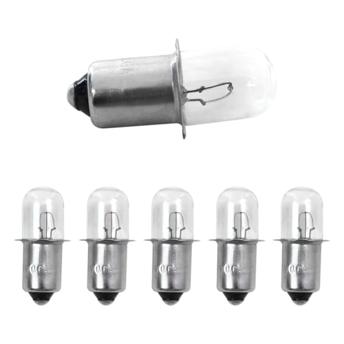 Koolenry 100 Stück Neue Ersatzbirnen für 18 Volt DW908 / DW919 -Taschenlampen DC509 36 Volt Flutlicht 18 V von Koolenry