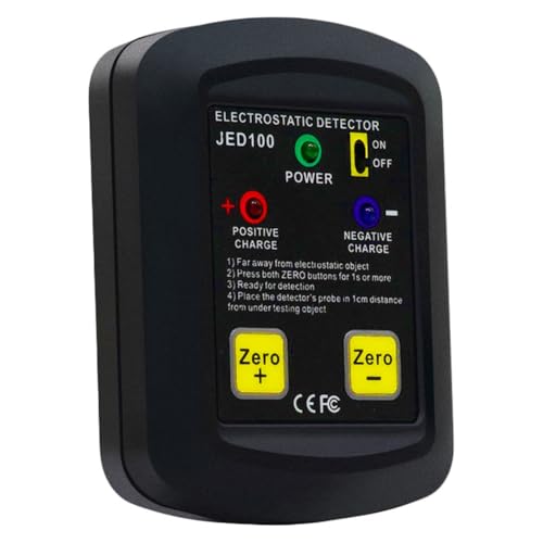 Koolenry 100V-20 KV Tragbarer Elektrostatischer Detektor Nichtkontakte Elektrostatische Feldprüfer Statischer Externer Analysator von Koolenry