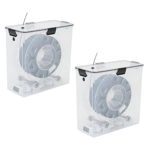 Koolenry 2-Teilige Filamenttrocknerbox für 3D-Drucker, Luftdicht und Feuchtigkeitsbeständig, Echtzeitüberwachung für PLA-ABS-Filamente für 3D-Drucker von Koolenry
