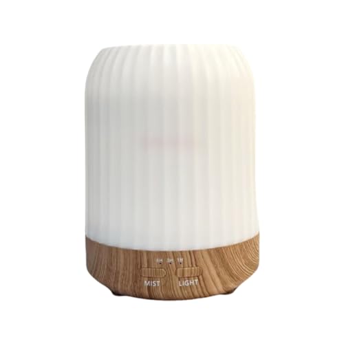 Koolenry 250ML Aromatherapy-Maschine LED-Licht-Luftbefeuchter USB-Leise Ätherisches Öl-Diffusor Nachtlicht -Luftbefeuchter Holzmaserung Koolenry 250ML Aromatherapy-Maschine LED-Licht-Luftbefeuchter USB-Leise Ätherisches Öl-Diffusor Nachtlicht -Luftbefeuchter Holzmaserung von Koolenry
