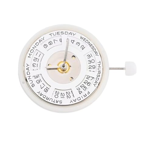 Koolenry 2834 Bewegung Silbry Ersetzen Sie Uhr Automatische Bewegungstag Datum 2834 2824 2836 Uhrenteile von Koolenry