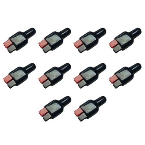 Koolenry 30-Ampere-Stecker 600 V für Anderson-Stecker, Gummi, Schwarze PVC-Staubschutzkappen, Anschlusshülsen für Elektrische Geräte von Koolenry