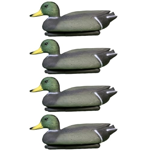 Koolenry 4pcs Wasserfloat Simulierte Enten für Garten und Innenhof, Realistische Entenjagdköder im Freien mit Basis Koolenry 4pcs Wasserfloat Simulierte Enten für Garten und Innenhof, Realistische Entenjagdköder im Freien mit Basis von Koolenry