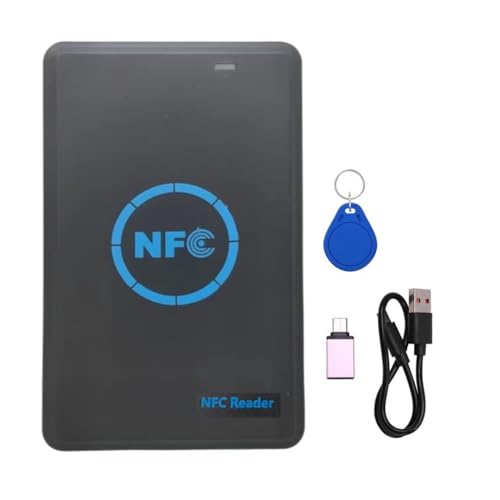 Koolenry 5-Band NFC Smart Chip Reader/Writer +4XUID Keychain 125K 13,56m Kopierer HID Duplicator Tag Clone ID IC Keychain-Schlüssel Kopie Koolenry 5-Band NFC Smart Chip Reader/Writer +4XUID Keychain 125K 13,56m Kopierer HID Duplicator Tag Clone ID IC Keychain-Schlüssel Kopie von Koolenry