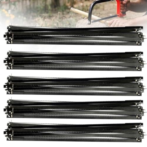 Koolenry 50 Stück Dekupiersägeblätter mit Stift, Dekupiersägeblätter 10/15/18/21/24, 127 mm Dekupiersägeblätter mit Spiralverzahnung Koolenry 50 Stück Dekupiersägeblätter mit Stift, Dekupiersägeblätter 10/15/18/21/24, 127 mm Dekupiersägeblätter mit Spiralverzahnung von Koolenry