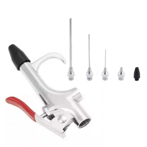 Koolenry 5pc Zinklegierung Luftmaschine Kompressor Blower Tool Kit Air Blow Zubehör Kit, Anschlussluftdüse Blow Set Set von Koolenry