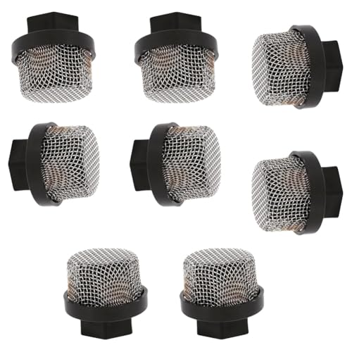 Koolenry 8 Stück 246385 Schlaucheinlasssiebfilter Einlasssaugsiebnetz Passend für Ultra 395 495 390 Airless-Farbspritzgeräte von Koolenry