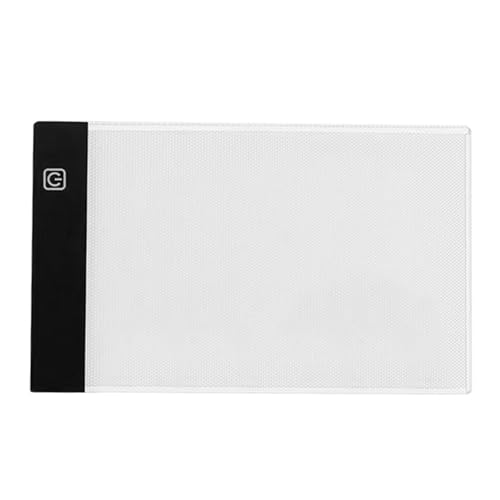 Koolenry A4 Kinderzeichentafel 3-Stufig Einstellbares Helles Notizbuch-LED-Zeichenkopiertisch von Koolenry