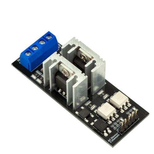 Koolenry AC Light Dimmer 2 Kanal 3.3V/5V Logikmodul AC 50/60H 220 V/110 V Light Dimmer von Koolenry