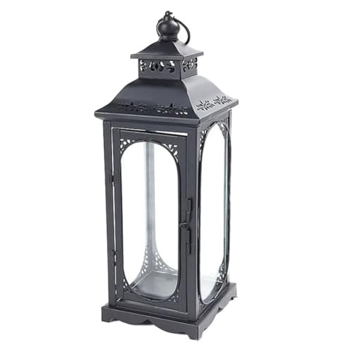 Koolenry Bastelkerzenhalter Hohl Metall Eisenglas Windlicht Ornamente Hochzeitskunstlaterne Behälter von Koolenry