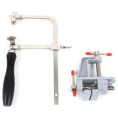 Koolenry Compact Jewellers Tool Kit -Professional Jewelry Saw Set mit Aluminiumlegierungs Bank von Koolenry