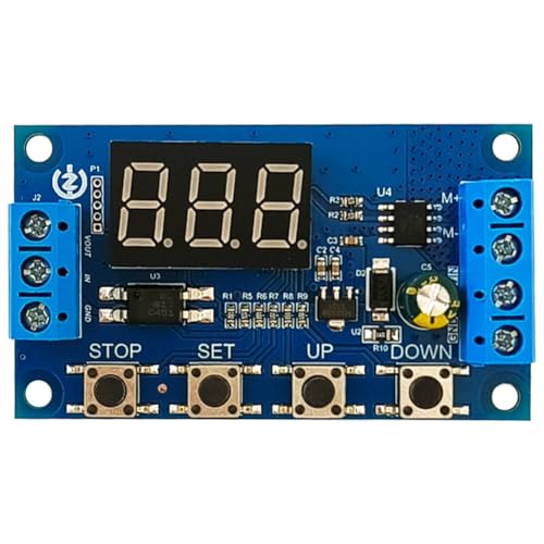 Koolenry DC 3,3 V-15 V Motor Vorwärts- und Rückwärtsregler Automatischer Zyklus Zeitverzögerungsmodul Signalauslöser Bürstenmotor 50 W von Koolenry