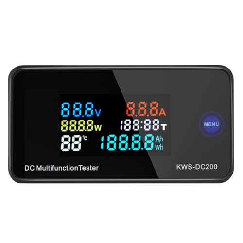 Koolenry DC DC200 KWS 100A LCD Display Digital Voltmeter Amperemeter Power Energy Multimeter Keine Batterie Koolenry DC DC200 KWS 100A LCD Display Digital Voltmeter Amperemeter Power Energy Multimeter Keine Batterie von Koolenry