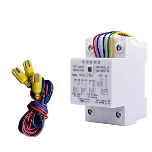 Koolenry DF-96D Automatischer Wasserspiegel-Controller-Schalter 20A 220V Flüssigkeitsspiegel-Detektionssensor-Controller 2m Drähte B von Koolenry