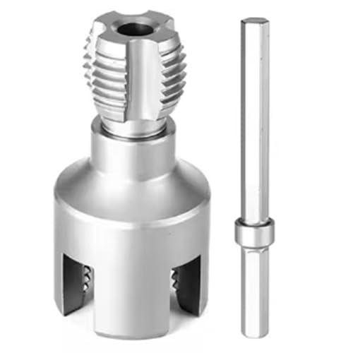 Koolenry DN15 DN20 Pipe -Gewinde -Werkzeug PVC Pipe Threader mit Hex -Shank -Würfeln Interne Externe 4/6 Punkte Gewinde PPR Wasserrohröffner 4 Punkte Koolenry DN15 DN20 Pipe -Gewinde -Werkzeug PVC Pipe Threader mit Hex -Shank -Würfeln Interne Externe 4/6 Punkte Gewinde PPR Wasserrohröffner 4 Punkte von Koolenry
