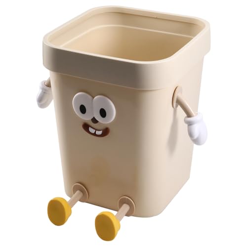 Koolenry Einfacher Mülleimer Dose Wastepaper -Korb Unkotutiger Müll mit Druckring Offener Mülldose Koolenry Einfacher Mülleimer Dose Wastepaper -Korb Unkotutiger Müll mit Druckring Offener Mülldose von Koolenry
