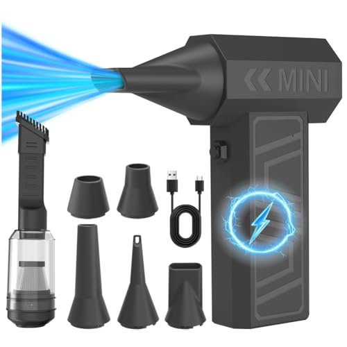 Koolenry Elektrische Luftkupplungsreinigung BEWERT WOLLENTE Lüfter Elektrisch Luft Duster Tragbare Reinigung Blower Werkzeug B von Koolenry
