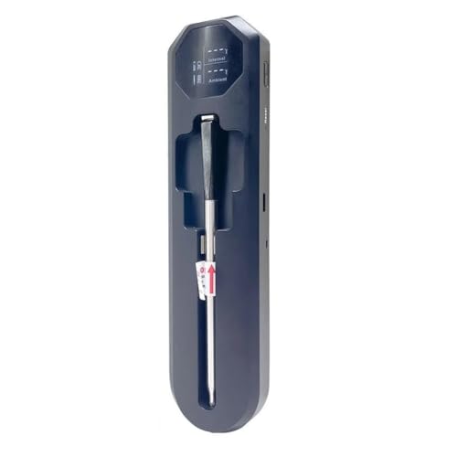 Koolenry Funk-Meat-Thermometer IPX7 Wasserdichtes Fleischthermometer für Grill, BBQ, Ofen - Drahtlos von Koolenry