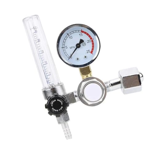 Koolenry Gas-Druckminderer Druckreduzierventil Gas-Druckminderer Stahlflasche Druckminderer Zylinder-Druckminderer 0-25Mpa Lichtbogenschweißgas-Messgerät Koolenry Gas-Druckminderer Druckreduzierventil Gas-Druckminderer Stahlflasche Druckminderer Zylinder-Druckminderer 0-25Mpa Lichtbogenschweißgas-Messgerät von Koolenry