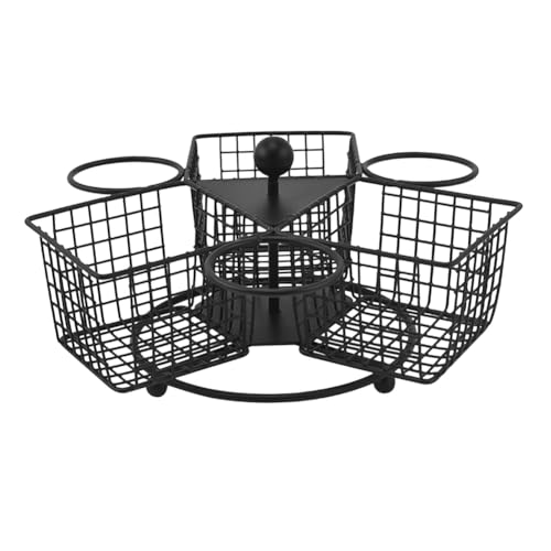 Koolenry Gebratener Hühnchenkorb Rotary Multi -Use -Lebensmittelausstellung Französisch Pommes Korb für Wohnzimmer für Partycamping -Picknick Koolenry Gebratener Hühnchenkorb Rotary Multi -Use -Lebensmittelausstellung Französisch Pommes Korb für Wohnzimmer für Partycamping -Picknick von Koolenry