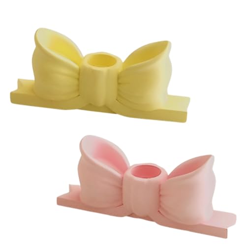 Koolenry Gips-Kerzenständer, Retro-Dekorationsbogen-Kerzenständer, Mini-Kerzenständer, Aromatherapie-Kerzenständer von Koolenry