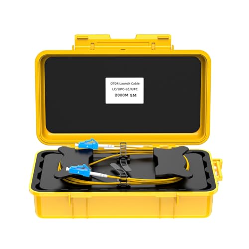 Koolenry Glasfaser OTDR-Startkabelbox Dead Zone Eliminator Glasfaserfaser-OTDR-Sendekabel-Kabelbox Faser OTDR-Startkabel 2 Km LC/UPC-LC/UPC von Koolenry