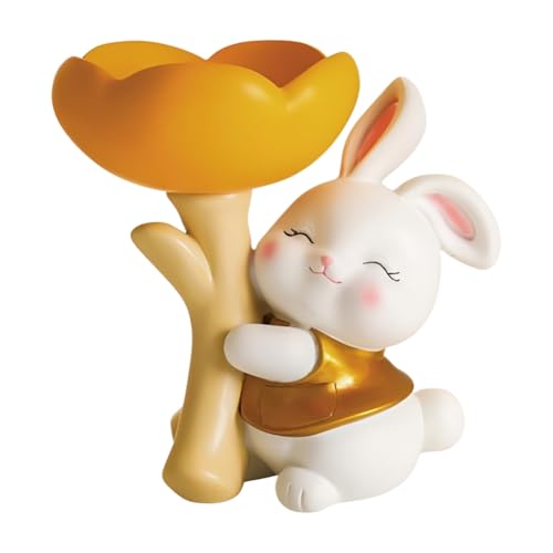 Koolenry Glücksbringer-Dekoration, Glücksbringer-Aufbewahrungsregal, Tablett, Aufbewahrungsregal, Heimdekoration, Zubehör, Geschenk, Gold von Koolenry