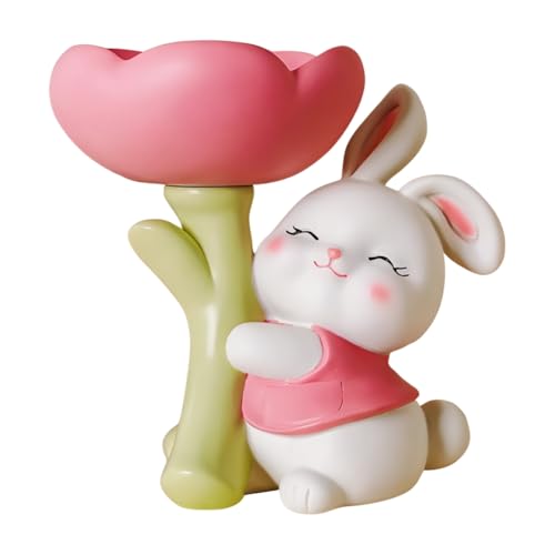 Koolenry Glücksbringer-Dekoration, Glücksbringer-Aufbewahrungsregal, Tablett, Aufbewahrungsregal, Heimdekoration, Zubehör, Geschenk, Rosa von Koolenry
