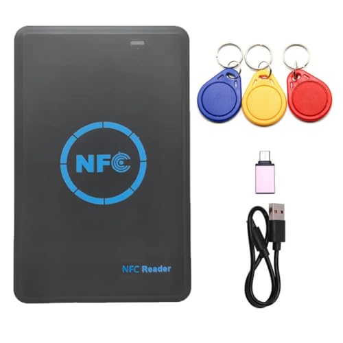 Koolenry HID Duplicator 5-Band NFC Smart Chip Reader/Writer+ 3x Cuid Keychain 125K 13,56m Kopierer-Tag-Klon-IC-IC-Keychain-Schlüssel Kopie Koolenry HID Duplicator 5-Band NFC Smart Chip Reader/Writer+ 3x Cuid Keychain 125K 13,56m Kopierer-Tag-Klon-IC-IC-Keychain-Schlüssel Kopie von Koolenry